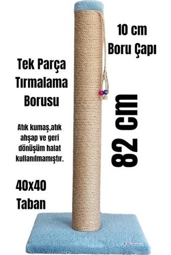 Lena Pet 82 cm Kedi Tırmalama Direği Mavi