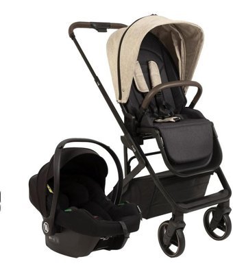 Bagi Ocarro Cosmo Çift Yönlü Katlanır Tam Yatar Kabin Tipi Travel Sistem Bebek Arabası Bej