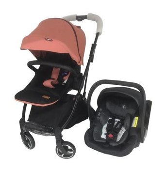 Kraft Viva Çift Yönlü Katlanır Tam Yatar Travel Sistem Bebek Arabası Kırmızı