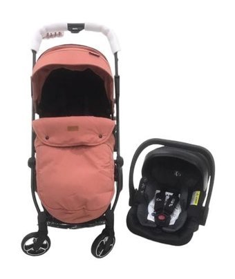 Kraft Viva Çift Yönlü Katlanır Tam Yatar Travel Sistem Bebek Arabası Kırmızı