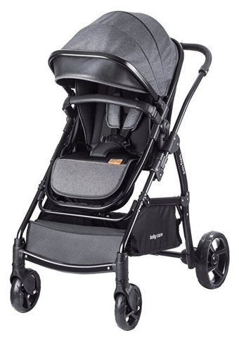 Baby Care Safari Pro Katlanır 360 Derece Dönebilen Tam Yatar Travel Sistem Bebek Arabası Siyah