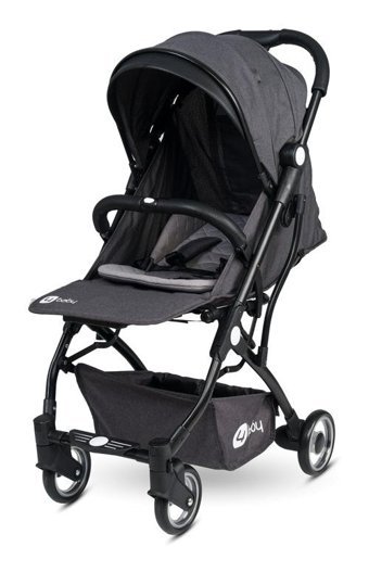 4 Baby Duo Goody Plus Katlanır 360 Derece Dönebilen Tam Yatar Kabin Tipi Travel Sistem Bebek Arabası Siyah