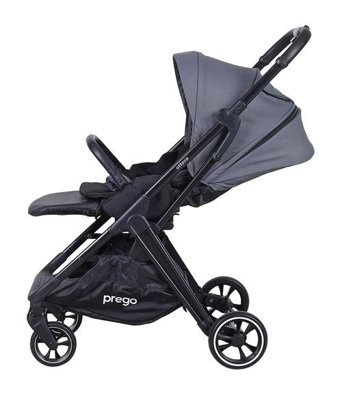 Prego P14 Canton Çift Yönlü Katlanır 360 Derece Dönebilen Tam Yatar Travel Sistem Bebek Arabası Gri