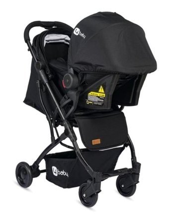 4 Baby Duo Mysa Katlanır Kabin Tipi Travel Sistem Bebek Arabası Siyah