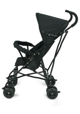 Duux Gravity Autofold Katlanır 360 Derece Dönebilen Baston Bebek Arabası Siyah