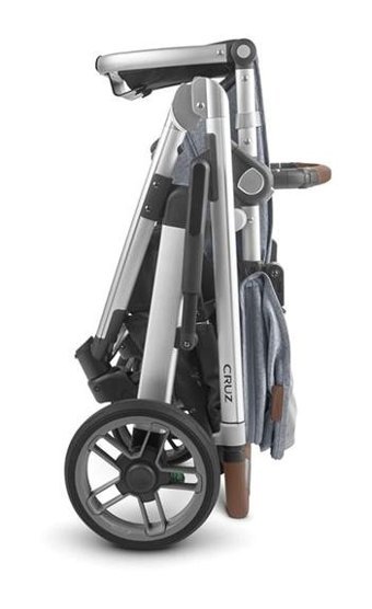 Uppababy Drone Çift Yönlü Katlanır 360 Derece Dönebilen Tam Yatar Travel Sistem Bebek Arabası Gri