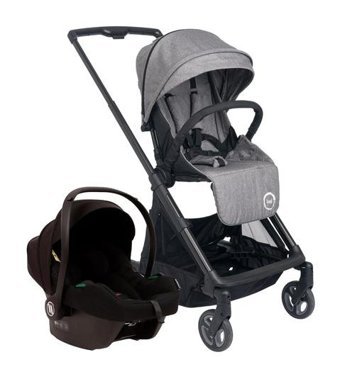 Bagi Classic Çift Yönlü Katlanır Tam Yatar Travel Sistem Bebek Arabası Gri
