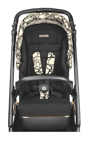 Peg Perego Veloce Slk Çift Yönlü Katlanır 360 Derece Dönebilen Tam Yatar Travel Sistem Bebek Arabası Bej-Siyah
