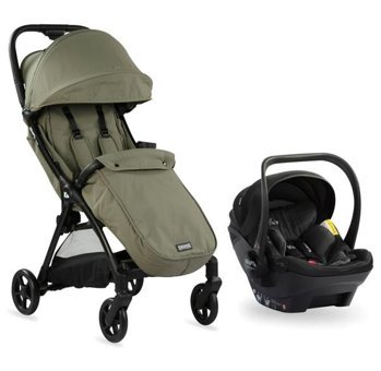 Kraft York 360 Derece Dönebilen Katlanır Tam Yatar Travel Sistem Bebek Arabası Yeşil