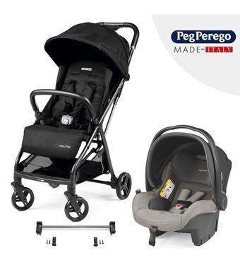 Peg Perego Selfi & Viaggio SL Katlanır 360 Derece Dönebilen Travel Sistem Bebek Arabası Siyah