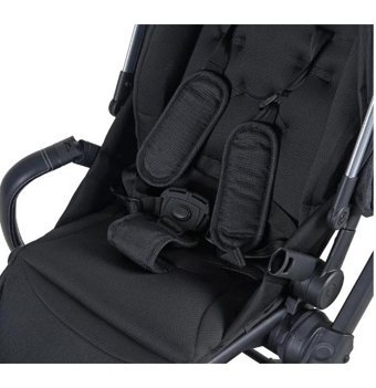 Prego 2093 Range Çift Yönlü Katlanır 360 Derece Dönebilen Tam Yatar İkiz - Travel Sistem Bebek Arabası Siyah