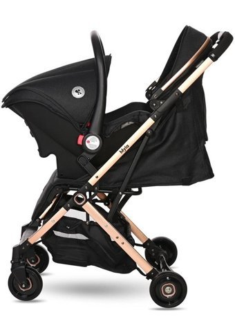 Lorelli Nanofold 4 Katlanır 360 Derece Dönebilen Tam Yatar Kabin Tipi Travel Sistem Bebek Arabası Siyah
