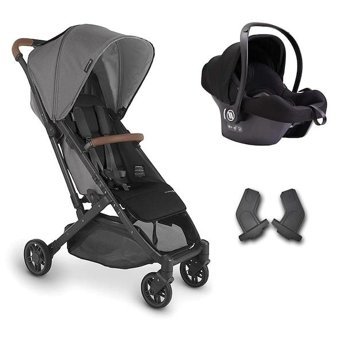 Uppababy Mosca Katlanır 360 Derece Dönebilen Tam Yatar Kabin Tipi Travel Sistem Bebek Arabası Gri