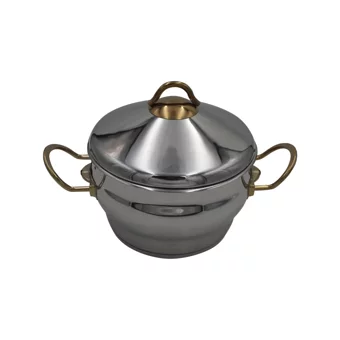 Baysem Bonera BON-2603 2 Parça 22 cm Paslanmaz Çelik Derin Tencere