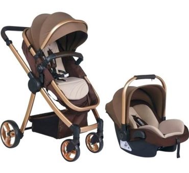Tommy Baby Toranto Çift Yönlü Katlanır 360 Derece Dönebilen Tam Yatar Puset - Travel Sistem Bebek Arabası Siyah