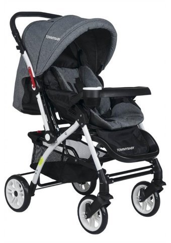 Tommy Baby Easyfold 3 Çift Yönlü Katlanır Tam Yatar Puset - Travel Sistem Bebek Arabası Bej