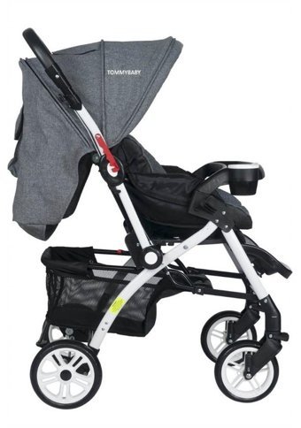 Tommy Baby Easyfold 3 Çift Yönlü Katlanır Tam Yatar Puset - Travel Sistem Bebek Arabası Bej