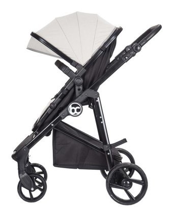 Baby Care K- Go Çift Yönlü Katlanır 360 Derece Dönebilen Tam Yatar Travel Sistem Bebek Arabası Gri