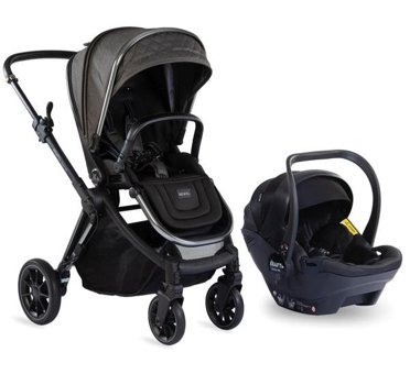 Kraft Prego Ottava Çift Yönlü Katlanır 360 Derece Dönebilen Tam Yatar Travel Sistem Bebek Arabası Gri