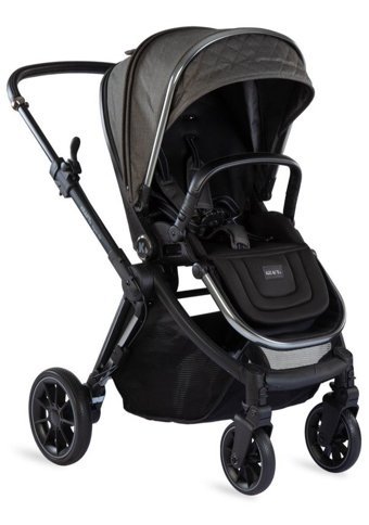Kraft Prego Ottava Çift Yönlü Katlanır 360 Derece Dönebilen Tam Yatar Travel Sistem Bebek Arabası Gri