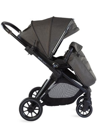 Kraft Prego Ottava Çift Yönlü Katlanır 360 Derece Dönebilen Tam Yatar Travel Sistem Bebek Arabası Gri