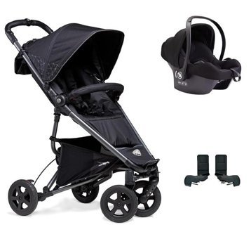 Tfk P14 Canton Katlanır 360 Derece Dönebilen Travel Sistem Bebek Arabası Siyah