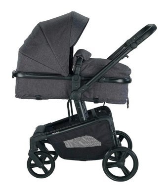 Baby2Go Myla Katlanır 360 Derece Dönebilen Tam Yatar Puset - Travel Sistem Bebek Arabası Gri