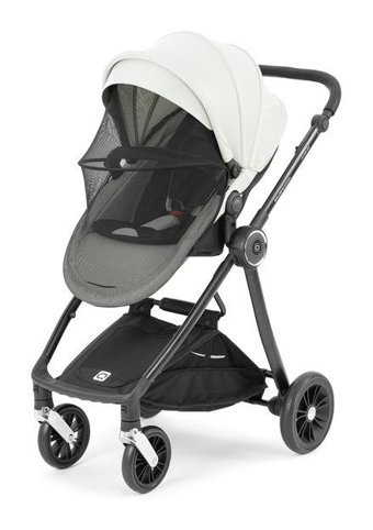 Quard BC-311 Çift Yönlü Katlanır Tam Yatar Travel Sistem Bebek Arabası Gri