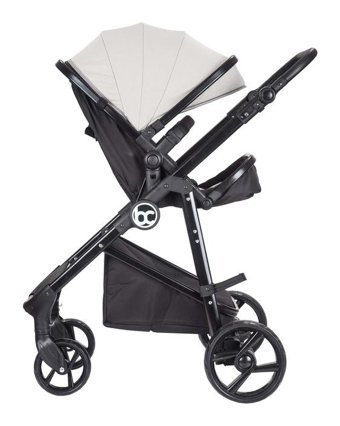 Baby Care La Rosa Çift Yönlü Katlanır 360 Derece Dönebilen Tam Yatar Travel Sistem Bebek Arabası Gri