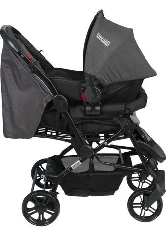 Tommy Baby Fast Pro Completto Çift Yönlü Katlanır 360 Derece Dönebilen Tam Yatar Travel Sistem Bebek Arabası Gri