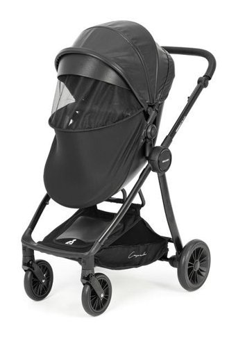 Wellgro Classic Çift Yönlü Katlanır 360 Derece Dönebilen Tam Yatar Travel Sistem Bebek Arabası Siyah