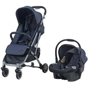 Prego 9004 Viper Çift Yönlü Katlanır 360 Derece Dönebilen Tam Yatar Kabin Tipi Travel Sistem Bebek Arabası Lacivert