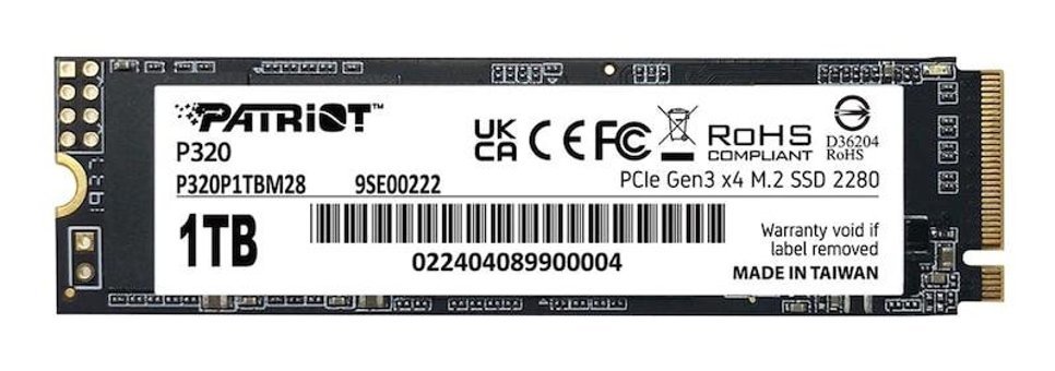 Patriot P320 P1TBM28 PCIE M2 1 TB m2 2280 SSD