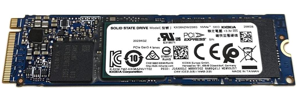 Toshiba KXG6AZNV256G PCIE M2 256 GB m2 2280 SSD