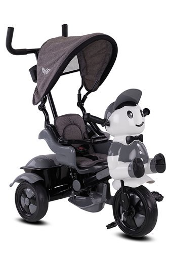 Babyhope 125 Vitessiz 2+ Yaş Gri Çocuk Bisikleti
