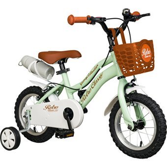 Trendbisiklet Retro Classic 12 Jant Vitessiz 4 Yaş Yeşil Çocuk Bisikleti