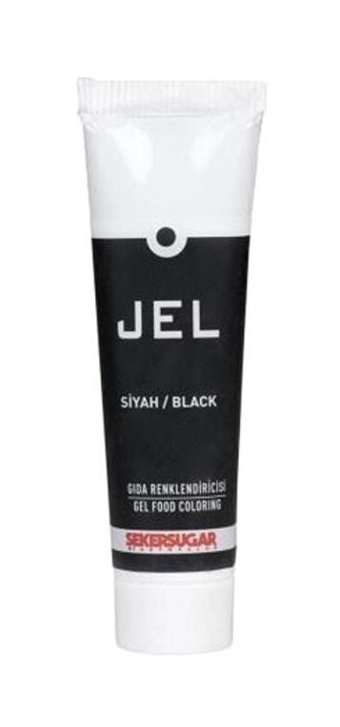 Şeker & Sugar Yenilebilir Tüp Siyah Jel Gıda Boyası 100 ml