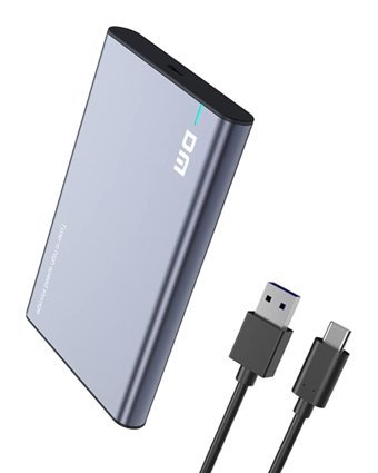 Dm HD002 4 TB 2.5 inç USB Type C USB 3.0 Taşınabilir SSD Gri