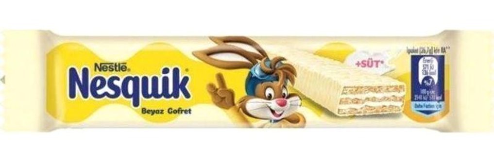 Nesquik Beyaz Çikolatalı Gofret 26.7 gr