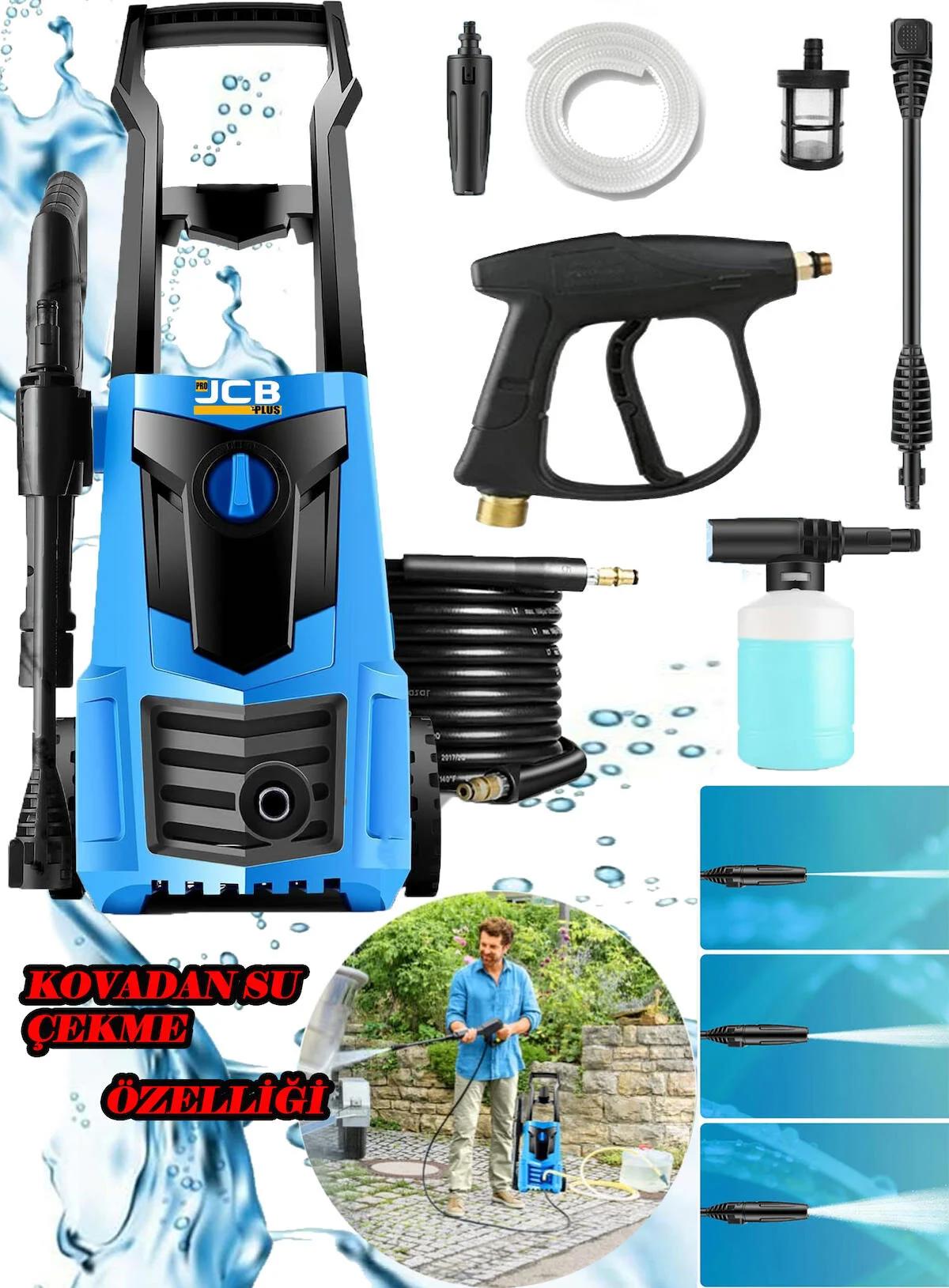 Projcb Plus American DAFLONG Series 2500 W Tekerlekli 150 Bar Benzinli Basınçlı Yıkama Makinesi
