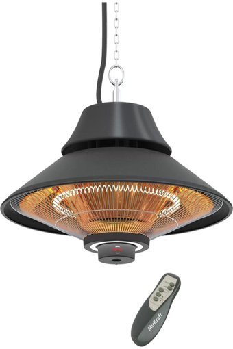 Mirkraft Elirg R.C. 2000 Watt Duvar Tipi Infrared Isıtıcı Siyah