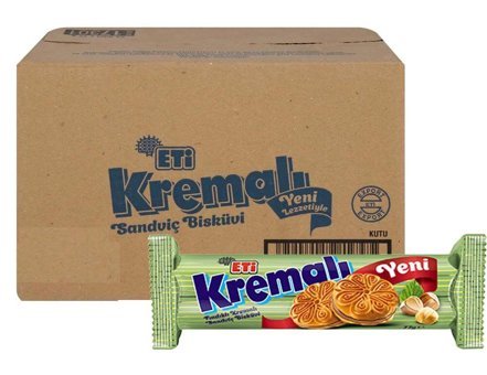 Eti Kremalı Fındıklı Bisküvi 24x61 gr