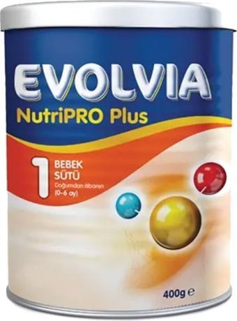 Evolvia Yenidoğan Laktozsuz Tahılsız 1 Numara Devam Sütü 400 gr