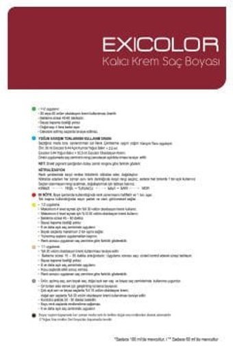 Exicolor 10 Platin Krem Saç Boyası 2x60 ml