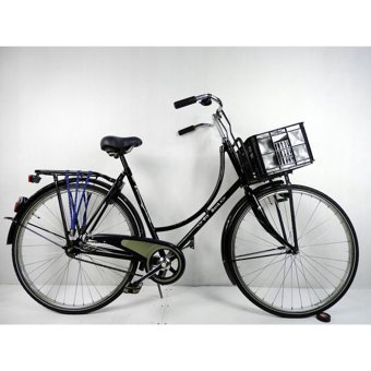 Batavus Old Dutch D+ 28 Jant 1 Vites Şehir / Tur Bisikleti Siyah
