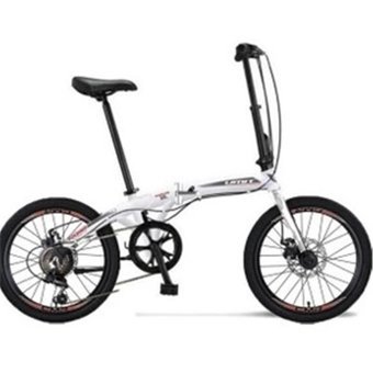 Ümit Bisiklet 2037 Folding 2D 20 Jant 6 Vites Katlanır Şehir / Tur Bisikleti Beyaz-Gümüş-Kırmızı