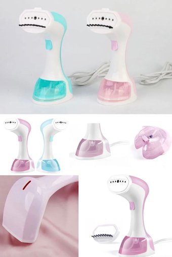 Utelips 1200 W 38 gr/dk Steamglide Tabanlı Kablolu Buharlı Seyehat Ütüsü Pembe