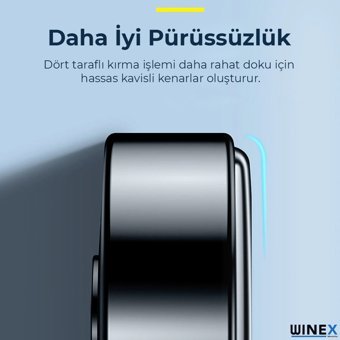 Winex One Plus 8 Sadece Ön Kılıflı Kesim Ekran Koruyucu