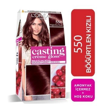 L'Oréal Paris 550 Böğürtlen Kızılı Amonyaksız Krem Saç Boyası