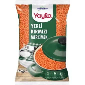 Yayla Yerli Kırmızı Mercimek 1 kg